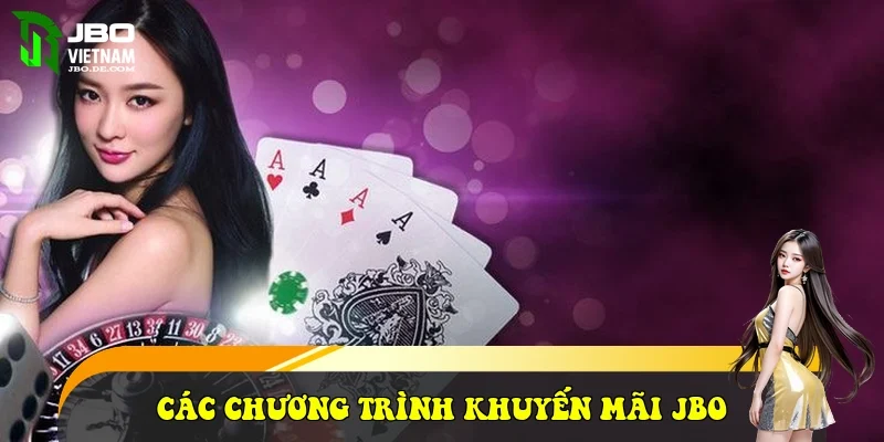 Các chương trình khuyến mãi JBO